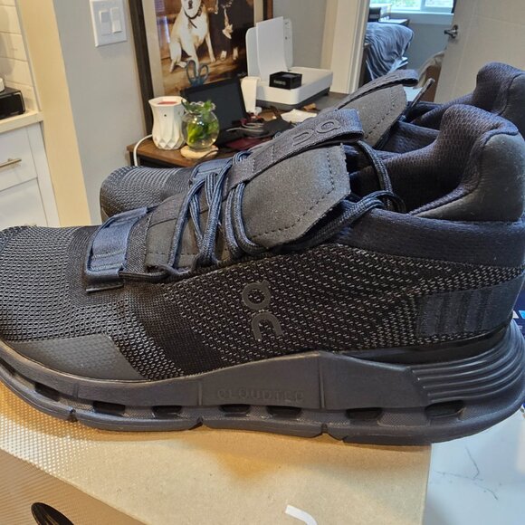 On Cloud Cloudnova Black / Eclipse 26.99814 Women's Running Shoes SIZE 7 NEW - Picture 9 of 16